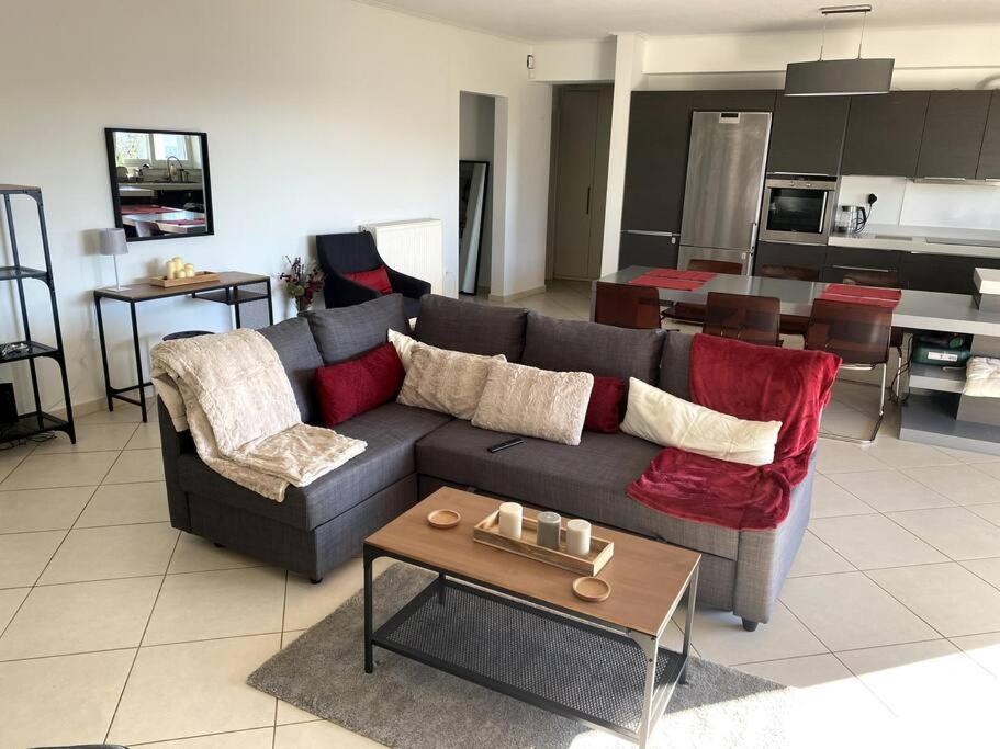 Spacious And Sunkissed 3Br & 2 Bathrooms Apartment เอเธนส์ ภายนอก รูปภาพ